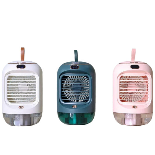 Portable Electric Fan Desktop Fan With Air Humidifier Air Conditioner