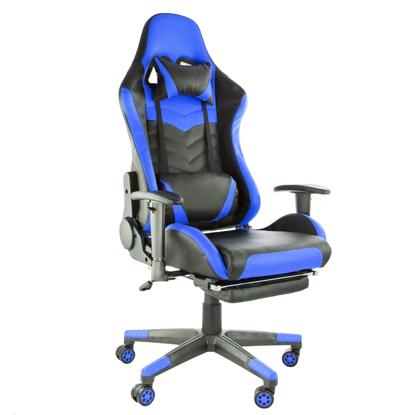 GameFitz Gaming Chair in Black and Blue