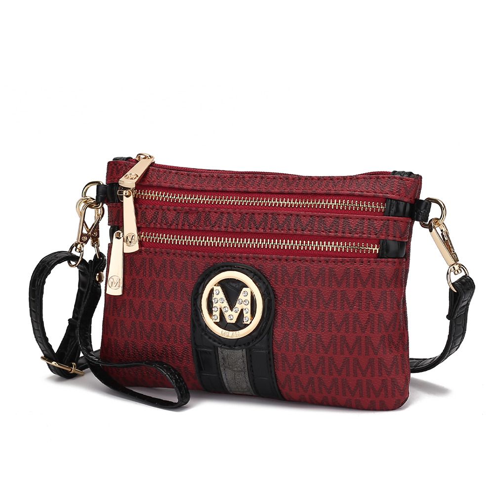 MKF Collection Tarren Signature Crossbody/ Wristlet by Mia k