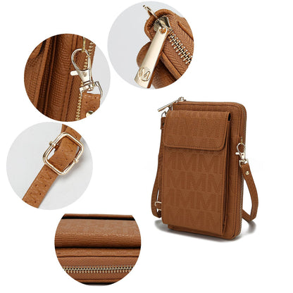 MKF Collection Caddy Vegan Leather Crossbody by Mia K