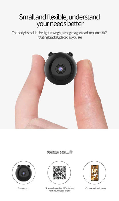 Mini Wireless Surveillance Camera Home Security HD WiFi