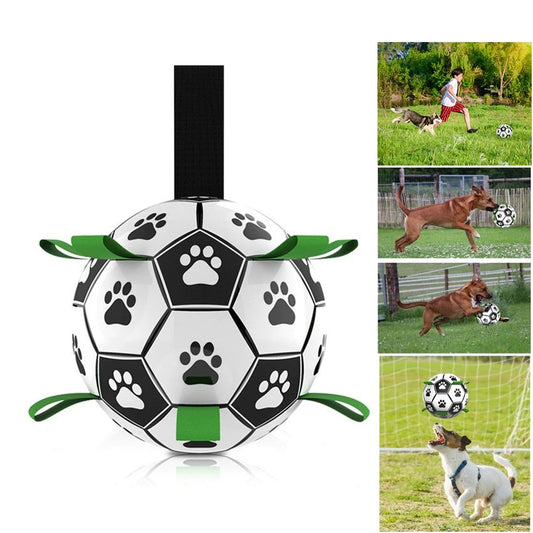 Dog Toys Accessories -  Pet Football Toys With Grab Tabs