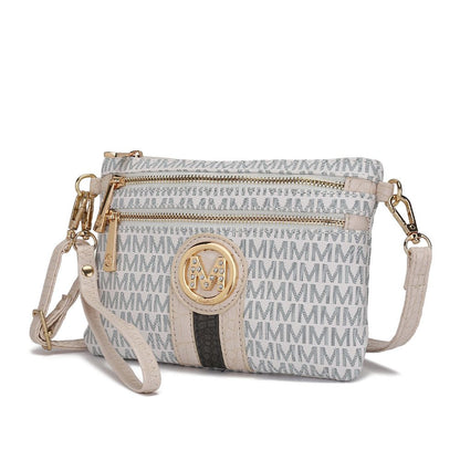 MKF Collection Tarren Signature Crossbody/ Wristlet by Mia k