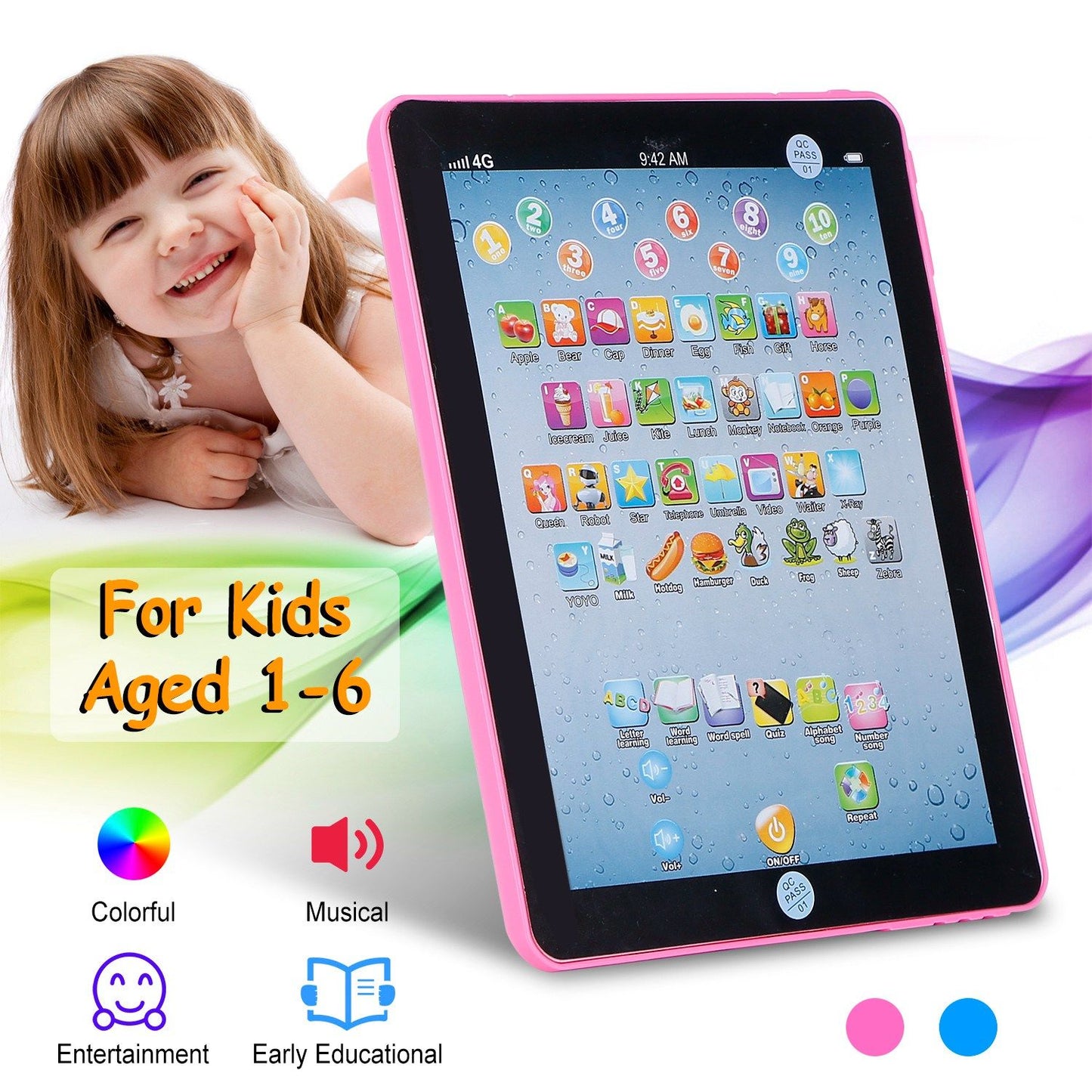 Baby Learning Tablet Educational Mini Pad