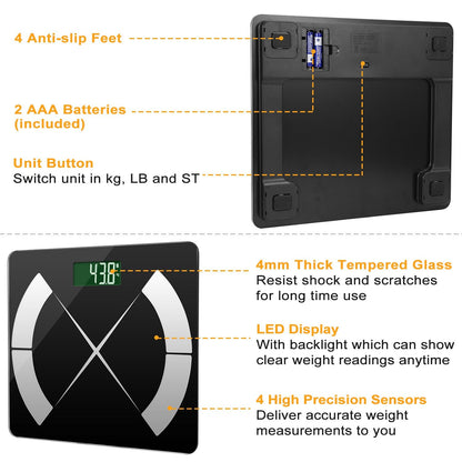 Smart Body Composition Digital Scale