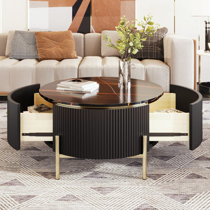 Modern Round Accent Coffee Table