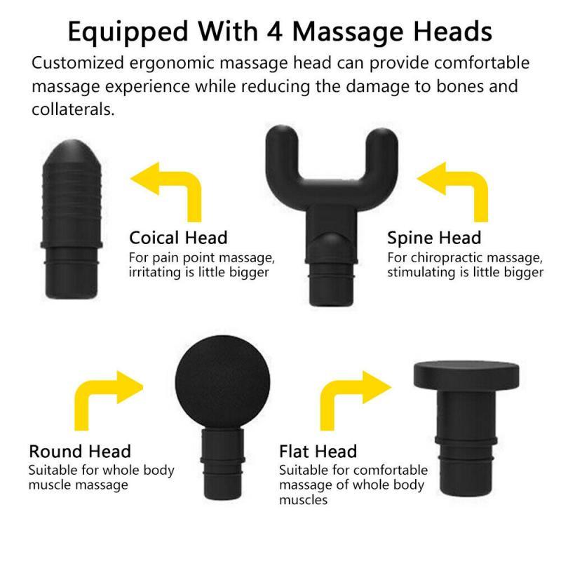 Handheld Massager - 30 Speed Electric Premium 6 Head